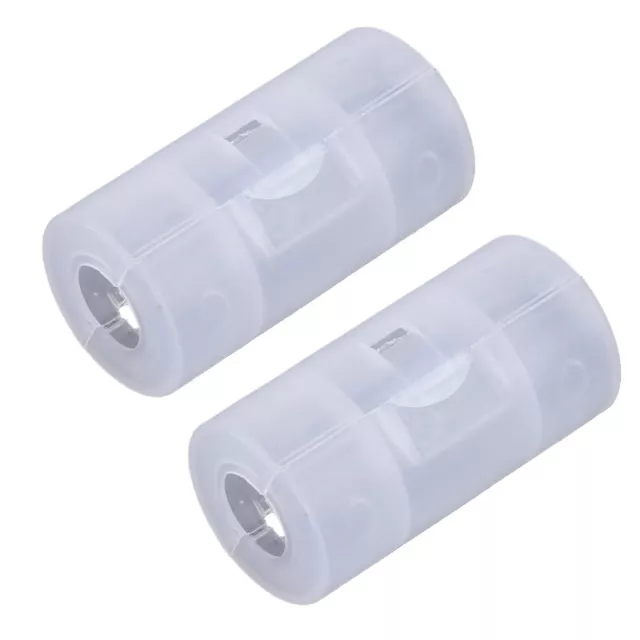 2x AA to C Size Converter Adaptor Adapter for Case