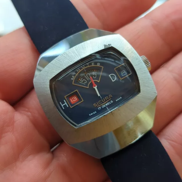 Sicura jump hour watch sales