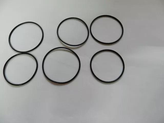 6 Pièces Courroies de Transmission Pour Lecteur CD Etc. 50 MM X 3 MM