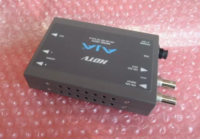 AJA HDP2 HD-SDI/SDI To DVI-D and Audio Converter With AC Power Adapter 3