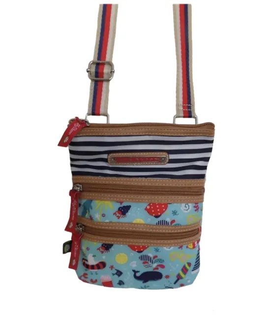 Lily Bloom crossbody bag shoulder bag handbag purse summer theme