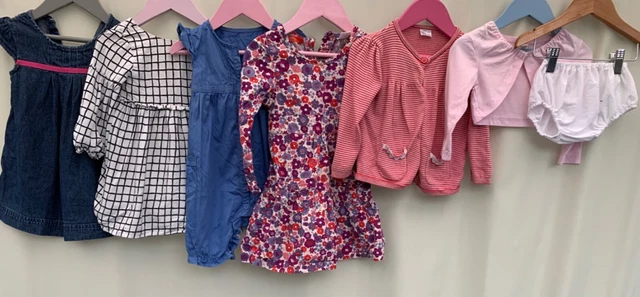 Girls bundle of clothes age 9-12 months next mini club F&F
