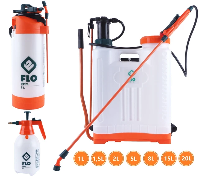 Pulvérisateur à Dos électrique 20L (5.3 Gal) - 100PSI, Compatible Batteries Dewalt 20V, 4 Buses, Pour Jardin, Désherbage, Nettoyage