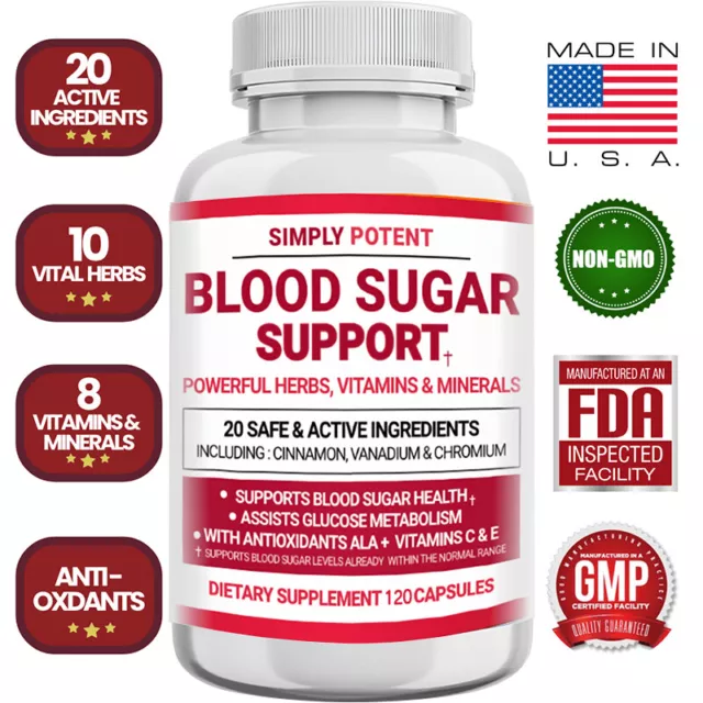 Blood Sugar Support - Support Healthy Body & Blood Sugar Balance Capsules