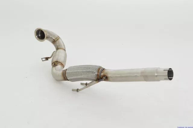 FMS 3 Zoll 76mm Downpipe+200 Zellen HJS-Kat Skoda Octavia (5E) 1.8TSI 4x4 132kW