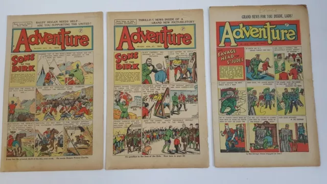 Adventure [comic] 17 issues from 1947-48 [DC Comics] by D. C. Thomson 3