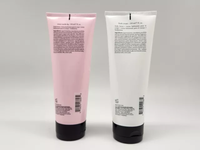 2 PC PHILOSOPHY Body Lotion Set in 2 Fragrances: Fresh Cream + Sweet Vanilla Fig 2