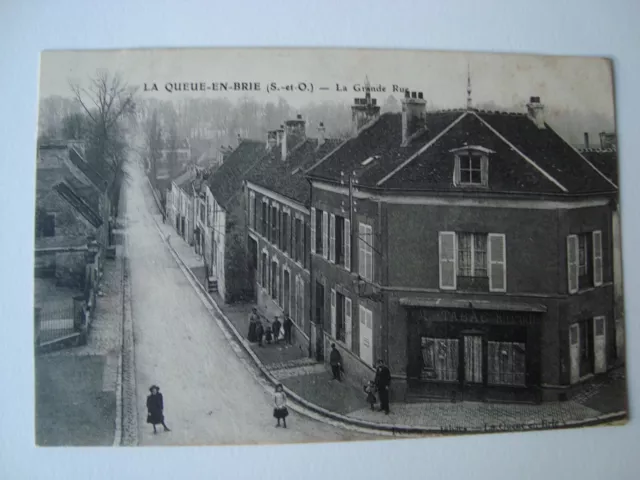 CPA - (Val-de-Marne - 94) - La Queue-en-Brie - La Grande Rue - 1905 (?)