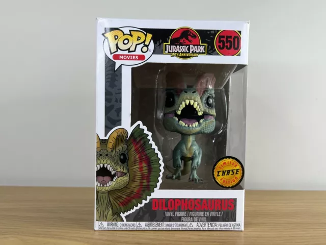 Funko POP Vinyl - Movies - Jurassic Park - Dilophosaurus - #550 CHASE