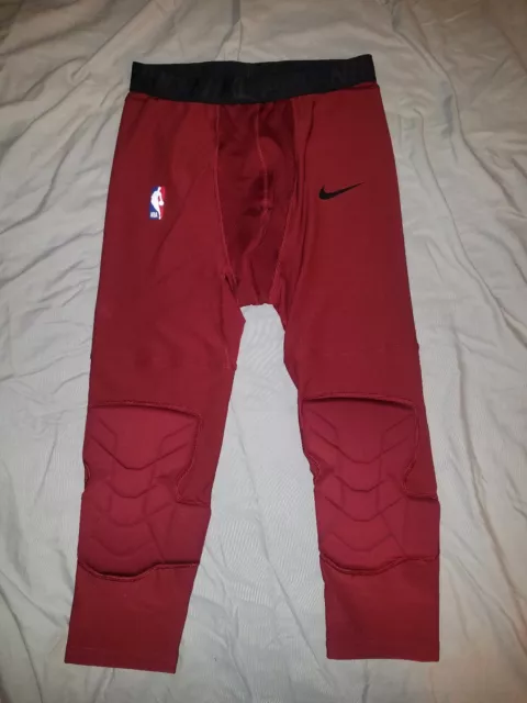 NIKE PRO NBA Lebron James Custom Athlete 3/4 Compression Pants AA0765-677  Maroon $79.99 - PicClick