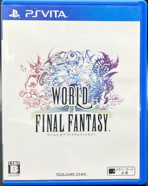 Ps Vita - World Final Fantasy - Japon Version - VLJM-35293