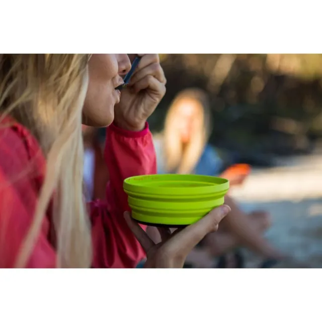 Collapsible Bowl Camping Dish Feeding Portable Water Travel Pop Up Walking Food