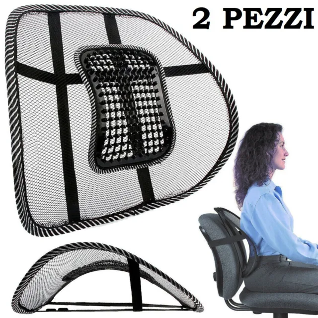 Cuscino Ergonomico Komfort per Sedie, Poltrone e Auto.