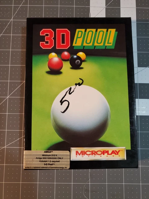 Retro Computer Pool 3D POOL BY Microplay - Commodore Amiga Vintage Computer Game $24.99 ...