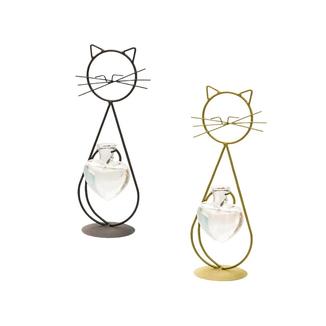 Collection D'ornements De Noël En Verre En Forme De Chat