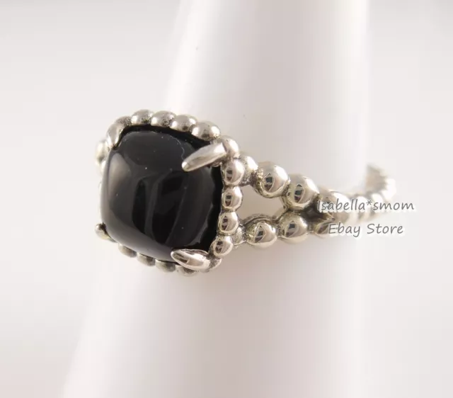 NEW AUTHENTIC PANDORA Ring Vibrant Spirit Black Crystal 197188NCK