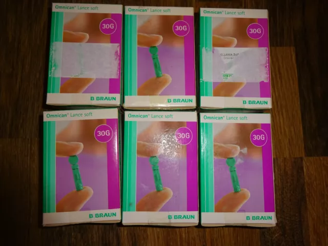 Omnican 30G Lance Soft Lancets x 200 (6 Boxes)