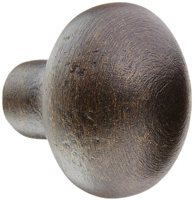 Emtek 1" Egg Oval Medium Bronze Cabinet Knob 86052 MB 86052MB Hardware
