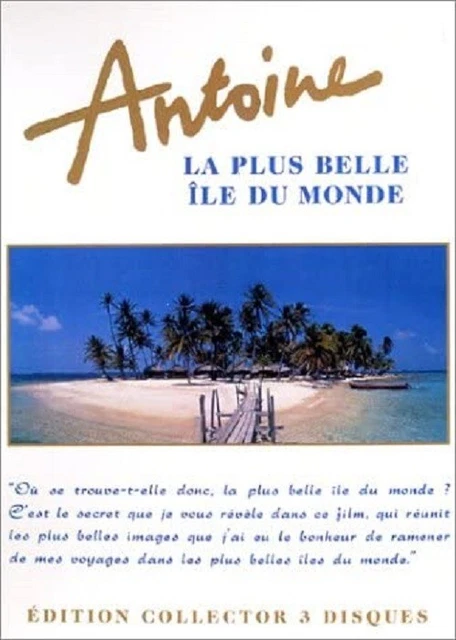 Coffret Dvd+Cd+Cd-Rom  Antoine - La Plus Belle Île Du Monde Edition Collector