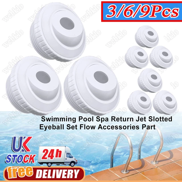 3/6/9PCS SWIMMING POOL Eyeball Water Nozzle Outlet Return Jet SPA