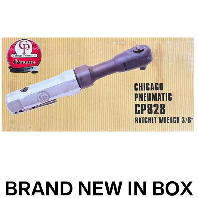 Chicago Pneumatic 3/8" Drive Air Ratchet Wrench CP828 Made In Japan NEW IN BOX