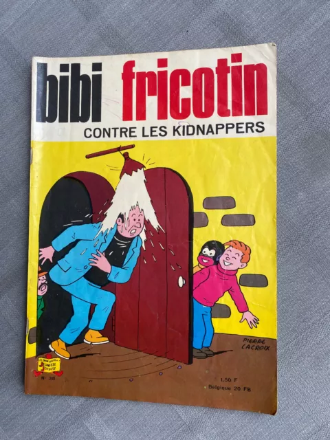 Louis Forton Bibi Fricotin N°38 Contre Les Kidnappers Réédition En Bon État