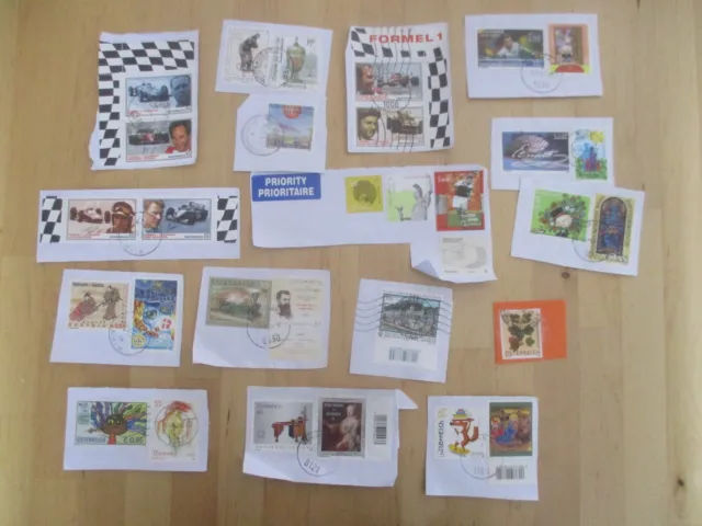 Briefmarken Posten Lot Oesterreich 30 Sondermarken auf Papier gestempelt Austria