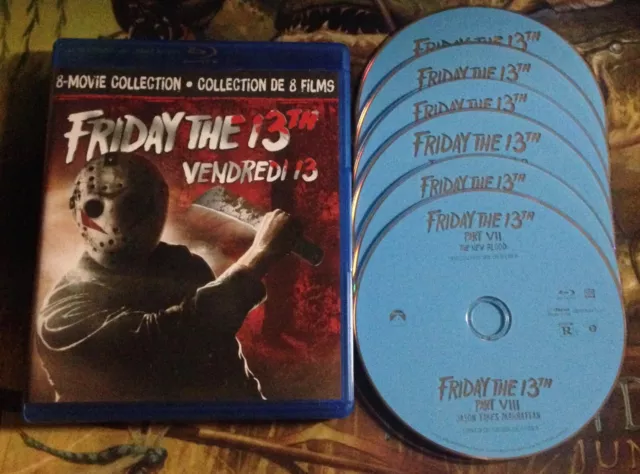 Friday The 13th The Ultimate 8 Movie Collection [Blu-ray]