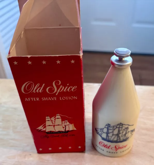 NEW! Vintage OLD SPICE After Shave Lotion SHULTON 4 3/4 oz. RARE #3710