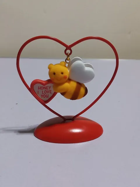 Vintage 80s AVON  The Gift Collection  Loves Notes Valentine Ornament Honey Bee