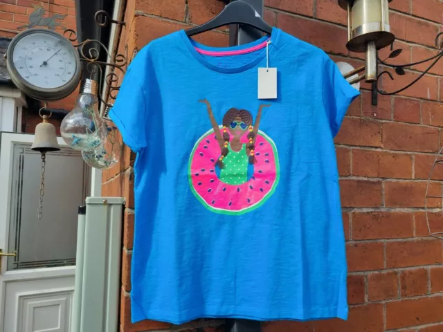 Boden Johnnie B Girls 15-16Yrs Multicoloured Fun T-Shirt-VELUP