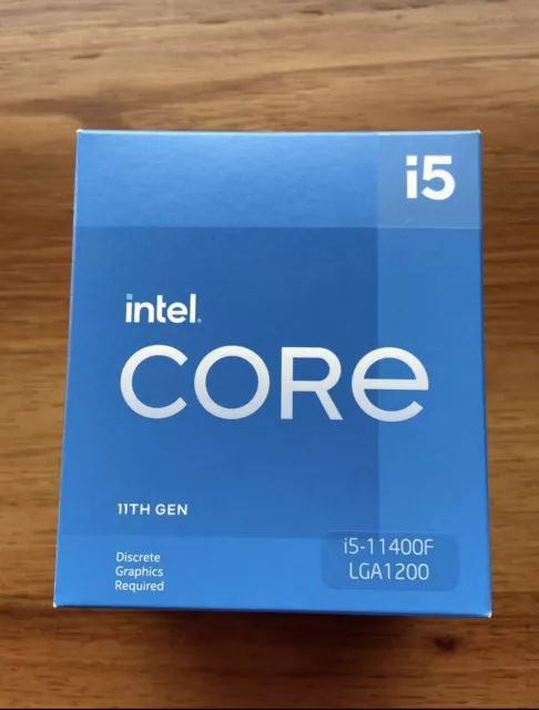 Intel Core i5-11400F Desktop Processor 6 Cores up to 4.4 GHz LGA1200 (Intel  500 Series chipset) 65W 