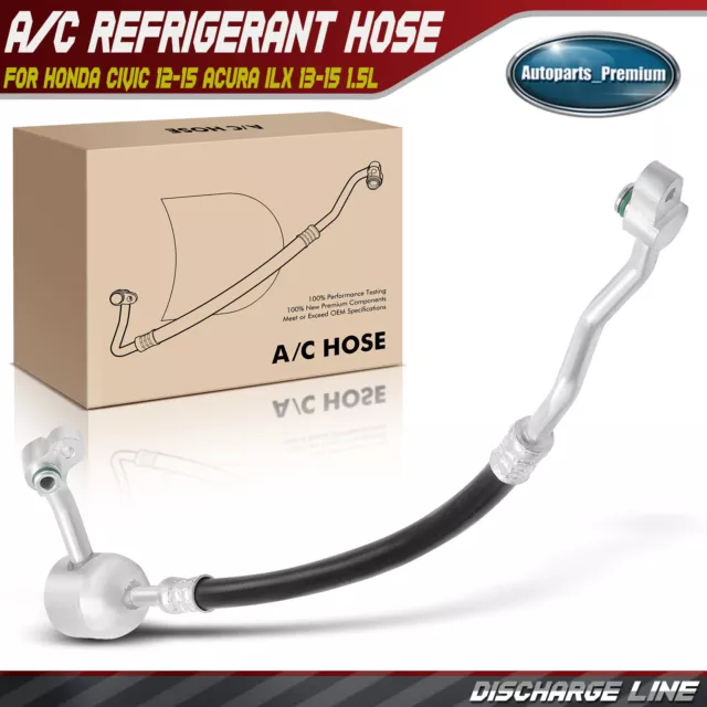 AC Refrigerant Discharge Line Hose for Honda Civic 12-15 Acura ILX 13-15 L4 1.5L