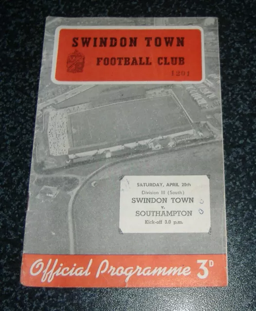 Swindon v Southampton 1956/57