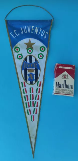 JUVENTUS FC - Italy original vintage football soccer pennant * Large size