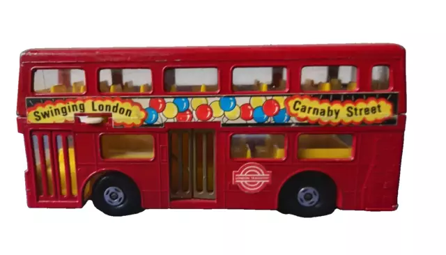 Matchbox Super-Kings #K-15 "The Londoner" No.15 Carnaby Street decals 1970's