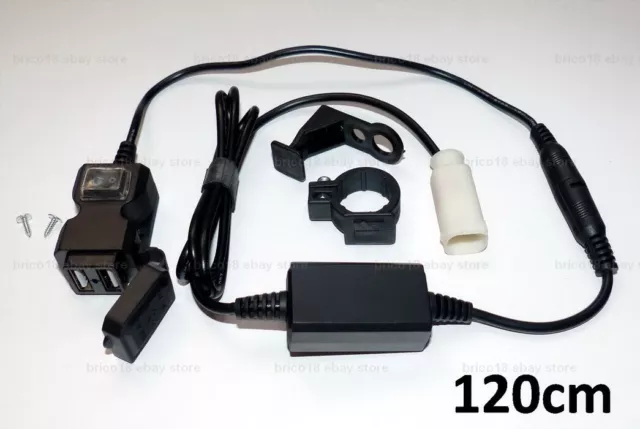 BMW Kit USB x2 +  83300413585 - 120cm - R1200 R1250 GS GT RS RT S1000 XR F850