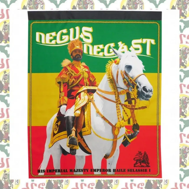 Emperor Haile Selassie I [drs]Tapestry(Flag)  (90cmx70cm) Lion of Judah Ethiopia