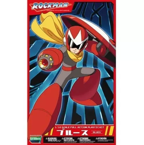 Rare/Kotobukiya Rockman 2 Blues 1/10 scale action plastic kit / 4934054103737