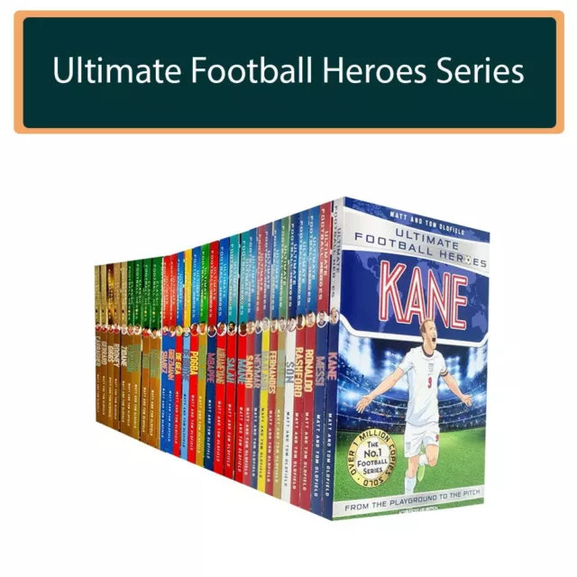 Ultimate and Classic Football Heroes MEGA 30 Books Set by Matt &Tom Oldfield NEW