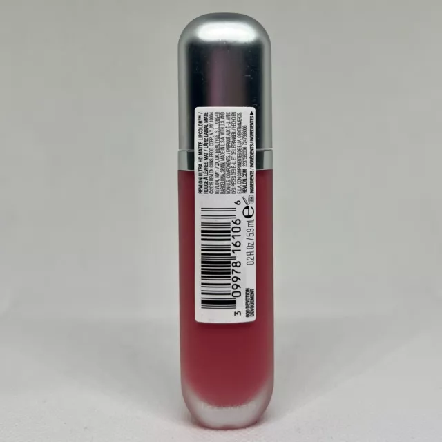 Revlon Ultra HD Matte Lipcolor 600 HD Devotion 0.2 fl oz New Lot of 2 2