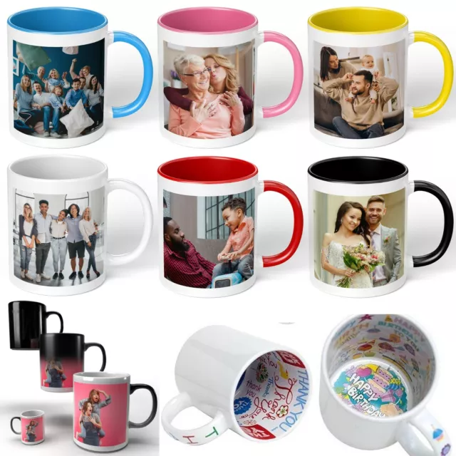 Personalised Photo Image Text Mug Design Create Make your own Gift