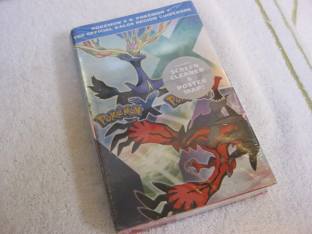 Poke'mon X And Poke'mon Y Official Kalos Region Guide Book New, Sealed, Rare