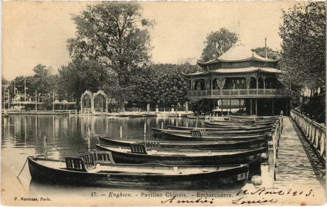 CPA Enghien Pavillon Chinois Embarcadere (1317117)