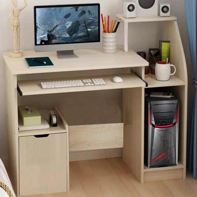 Computer Desk Laptop Pc Study Table Home Office Desk Furniture Shelf Workstation