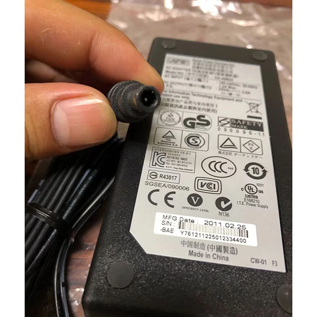 Alimentation Secteur 24V Pour Volant Logitech Gt Driving Force - Adaptateur Remplacement - 12