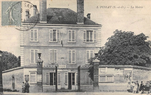 Cpa 91 Pussay La Mairie