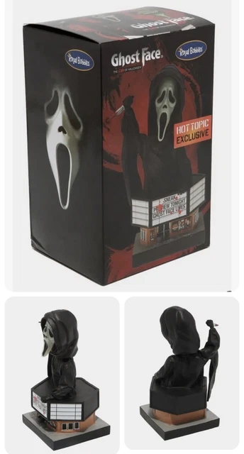 ROYAL BOBBLES SCREAM 6 GHOST FACE GITD EXCLUSIVE +Stu & Billy Autograph Card Lot