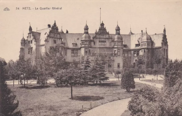 CPA 57 METZ Le Quartier Général