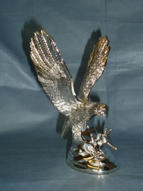 Vintage Silver Plated American Eagle Sculpture Figurine by Hampshire, BNIB #1045